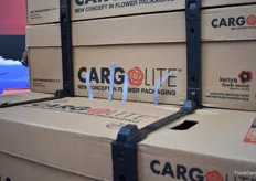 The built in space between boxes of the Cargolite concept allows for better circulation of air between the boxes.